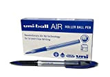 Penna rollerball UB-188-L Air, inchiostro blu Uni-ball Super Ink, a prova di manomissione, pennino per penna stilografica, scatola da 12 ...