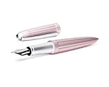 Penna stilografica Diplomat Aero rosa, esclusiva penna a inchiostro con pennino in acciaio inox e convertitore