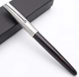 Penna stilografica JINHAO 51A , in legno di ebano, punta in acciaio, pennino EF 0,38 mm