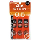 Pentel Ain Stein Mechanical Pencil lead, 0.5 mm 2B, 40 Leads x 3 Pack (xc2752b-3p)