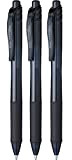 Pentel BL110 Roller Gel Energel X 1.0, Nero 3 pz