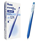 Pentel BL437 Energel Slim roller scatto 0,7 mm, blu 12 pz