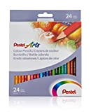 Pentel CB8-24U Color Pencil Pastelli, Confezione da 24 Colori