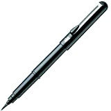 Pentel Fude Pen Portable Penna con punta a pennello, corpo nero, punta media (XGFKP-A)