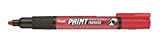 Pentel Paint Marker marcatore vernice coprente a punta conica media rosso 1 pz