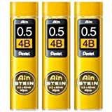 Pentel - Set di 3 matite meccaniche di ricambio Ain Stein, 0,5 mm, 4B 40 conduttori × 3 C275-4B