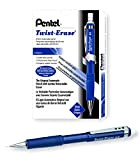 Pentel Twist-Erase III Mechanical Pencil (0.9mm) Blue Barrel, Box of 12 (QE519C) by Pentel