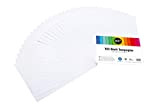 perfect ideaz cartoncini di carta bianco, 100 fogli di colore bianco in formato DIN-A4, colorazione integrale, spessore 130 g/m², fogli ...