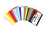 perfect ideaz cartoncino per foto, 100 fogli colorati in formato DIN-A6, colorazione integrale, disponibili in 20 diversi colori, spessore 300g/m², ...