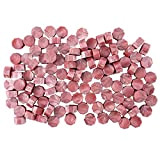 Perline ottagonali di ceralacca per sigillare Cetornie, per timbri in cera, 100 pz. (oro rosa)