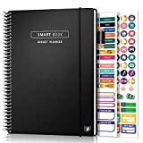 Pianificatore di budget riutilizzabile intelligente Organizzatore finanziario con Expense Tracker Notebook Misdic Book Account Book Diario mensile con Planner (6x8.8)