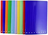 Pigna Monocromo Notebook 02298880C, Quaderno A4 Con Rigatura 0 C, Multicolore, Dieci Pezzi