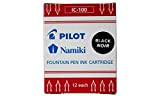 PILOT - Cartucce d'inchiostro Namiki, per penna stilografica Capless, blu, 1 confezione, contenuto della confezione: 12 cartucce