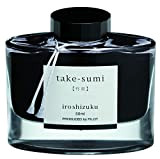 Pilot Iroshizuku Fountain Pen Ink - 50 ml Bottle - Take-sumi (Gray Black) (Japan Import), Nero