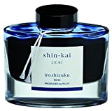 Pilot Iroshizuku Fountain Pen Ink – Flacone da 50 ml – Shin-kai Deep Sea Blu (Blue Gray) (Giappone import) (INK-50-SNK)