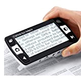 Pixier Lente di ingrandimento Videoingranditore digitale portatile per ipovedenti da 4.3 pollici, ausilio visivo per lettura con diverse modalità colore/A