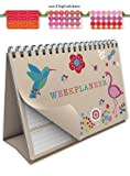 Planner settimanale senza data All the Sun. Akena Weekplanner. Planner perpetuo include 3 pagine di sticker colorati per personalizzare le ...