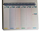 Planning Planner settimanale in formato mini A5 21x15cm con spirale metallica - calendario italiano