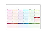 Planning Settimanale Da Tavolo 100% ITALIANO Daily Planner settimanale A4 30x21 Orizzontale Calendario Per Scrivania Ufficio Organizer Weekly planner Agenda ...