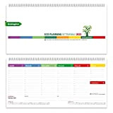 Planning Settimanale da Tavolo 2023 SPIRALATO con tutte le DATE STAMPATE - In Carta ECOLOGICA 100% - Certificato FSC® - ...