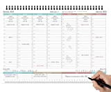 Planning Settimanale da Tavolo Settembre 2022 Agosto 2023 - Weekly Planner con Date 12 Mesi - Calendario da Scrivania Spiralato ...