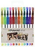 Polaroid Z2300 - Confezione da 12 penne gel glitterate colorate per progetti di carta fotografica (Snap, Zip, Z2300)