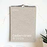 popcarte Calendario da tavolo TYPOGRAPHIE 2019 formato Ufficio