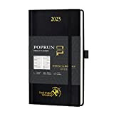 POPRUN Agenda Settimanale Piccola 2023 Tascabile 16,5 x 9 cm - Planner 2023 A6 con Copertina Rigida, Carta da 80 ...