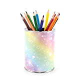 Portapenne arcobaleno include 12 matite colorate triangolari, portamatite da scrivania per ragazze e ragazzi, organizer