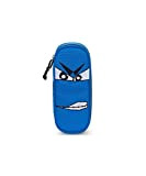 Portapenne INVICTA - LIP PENCIL BAG FACE - Blue - porta penne scomparto interno attrezzato