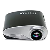 PORTATO Mini Player Media Player portatile 800 Supporto for lumen 108 0P HD. Compatibile con la riproduzione USB Proiettore (colore: ...