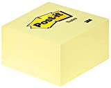 Post-it Cubo di Foglietti adesivi Canary Yellow, Confezione da 1 blocchetto, di 450 Fogli, 76 mm x 76 mm, Colori ...