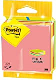 Post-it Cubo di Foglietti adesivi, Collezione Neon Rainbow, Confezione da 1 blocchetto, di 325 Fogli, 76 mm x 76 mm, ...