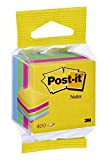 Post-it FT510280868 Mini Foglietto Adesivo, Multicolore (Giallo/Rosa/Verde/Blu)