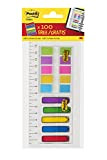 Post-it - Righello Index con linguette adesive a freccia Index (100 pezzi in 5 colori assortiti) e linguette Index (80 ...