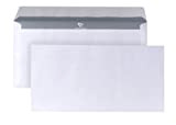 Posthorn 01720150 Buste formato DIN orizzontale (110 x 220 mm), 80 g, bianco, con chiusura adesiva, 1000 pezzi