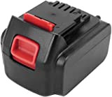 PowerSmart Batteria da 4000 mAh, 14,4 V, per Black & Decker, 2 marce, EGBL148 K, EGBL148 KB, ASD14, ASD14 KB, ...