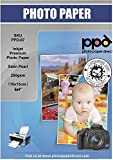 PPD 10x15cm 50 Fogli 280g Carta Fotografica Premium Satinata Per Stampanti Inkjet - PPD-67-50