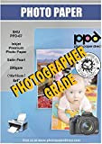 PPD 10x15cm (6x4”) 100 Fogli 280g Carta Fotografica Premium Satinata Perlata Inkjet - PPD-67-100