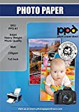 PPD 13x18cm 40 Fogli Di Carta Fotografica Opaca Premium Per Stampanti Inkjet - 230g - PPD-61-40