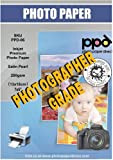 PPD 13x18cm 50 Fogli 280g Premium Carta Fotografica Satinata Per Stampanti Inkjet - PPD-86-50