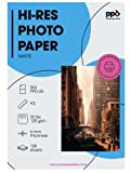 PPD A3 100 Fogli Carta Fotografica Opaca Per Stampanti Inkjet, 120 gsm - PPD-55-100