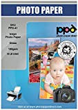 PPD A3 50 Fogli 180g Carta Fotografica Lucida Per Stampanti A Getto D'Inchiostro Inkjet - PPD-41-50