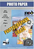 PPD A3 50 Fogli 200g Carta Fotografica Professionale Satinata Perlata Per Inkjet - PPD-82-50