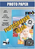 PPD A3 50 Fogli 280g Carta Fotografica Professionale Lucida Per Stampanti Inkjet - PPD-16-50