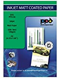 PPD A4 100 Fogli 120g Carta Opaca Di Qualità Fotografica Per Stampanti Inkjet - PPD-54-100