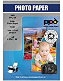 PPD A4 100 Fogli 200g Carta Fotografica Premium Satinata Per Stampanti Inkjet - PPD-68-100