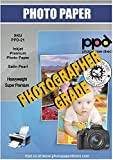 PPD A4 100 Fogli Carta Fotografica Premium Satinata Perlata Stampanti Inkjet, 280 gsm - PPD-21-100