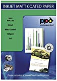PPD A4 50 Fogli 120g Carta Di Qualità Fotografica Opaca Per Stampanti A Getto D’Inchiostro - PPD-54-50