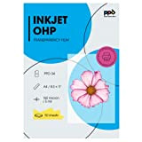PPD A4 50 Fogli Trasparenti Per Stampanti Inkjet - Per Lavagne Luminose - PPD-34-50